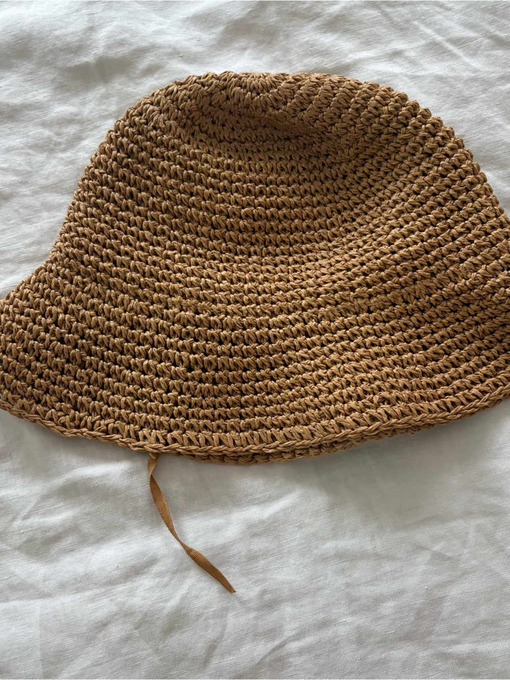Banana Republic Woven Straw Bucket Hat in Brown